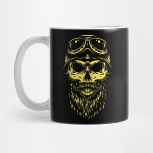 Vintage Skull Rider - Biker Gangs and Motorcycles Mug